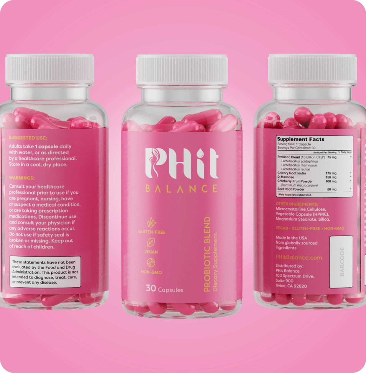 Women’s vaginal health probiotic supplement