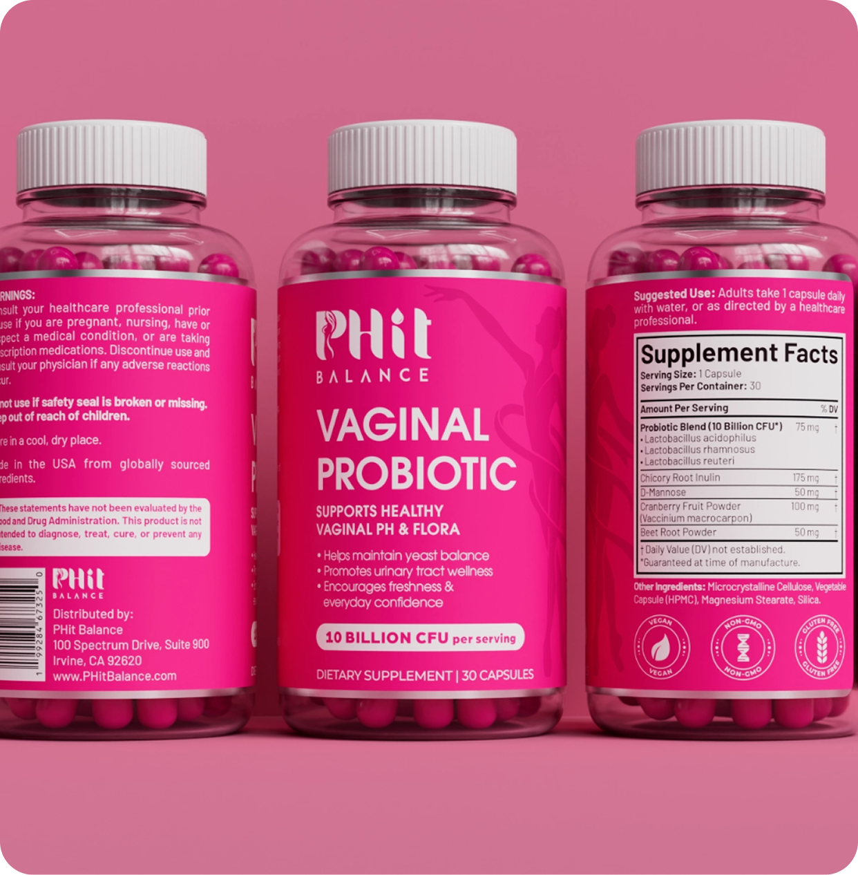 Women’s vaginal health probiotic supplement
