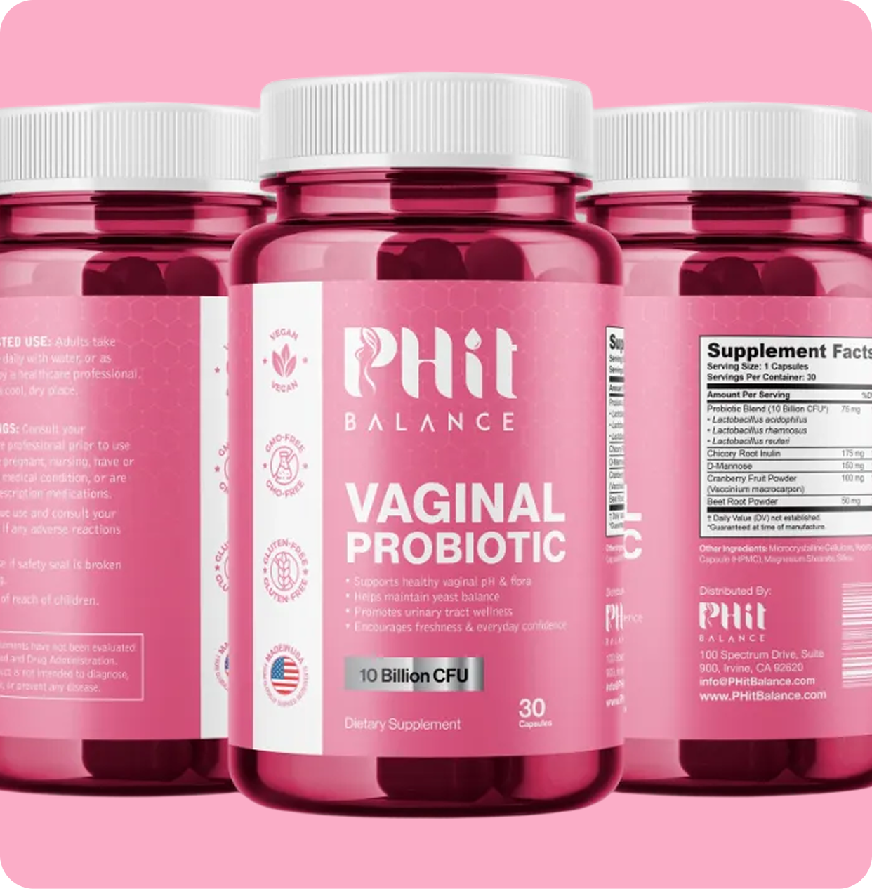 Women’s vaginal health probiotic supplement